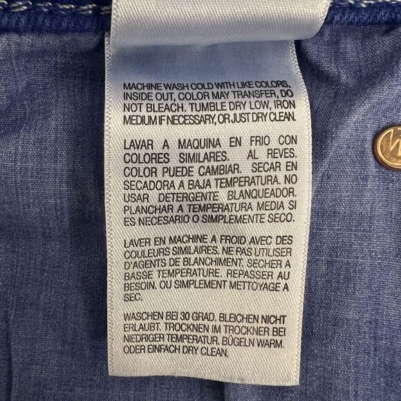 MOTHER SUPERIOR High Waist Tunnel Vision Wide Leg Jean Deep Ultramarine Blue 27 - Picture 13 of 13